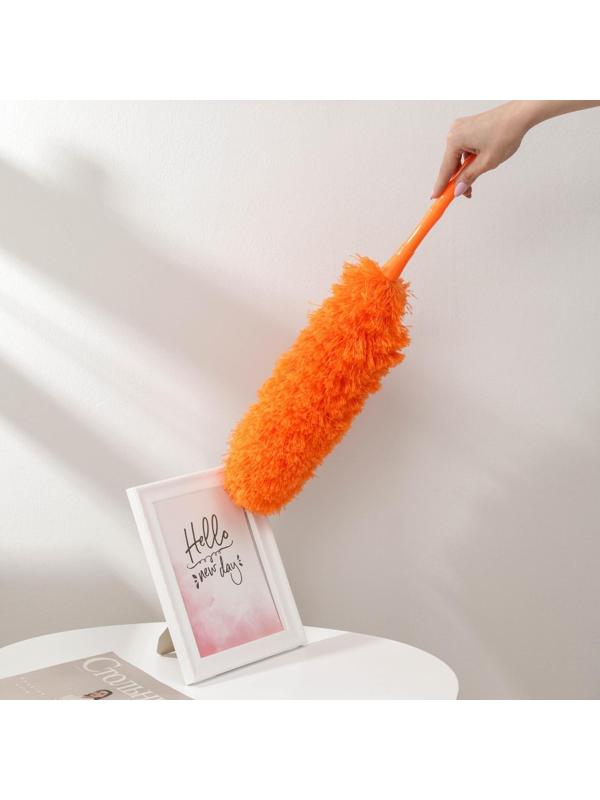 Щётка для удаления пыли «Антистатик», 58 см, микрофибра, цвет МИКС