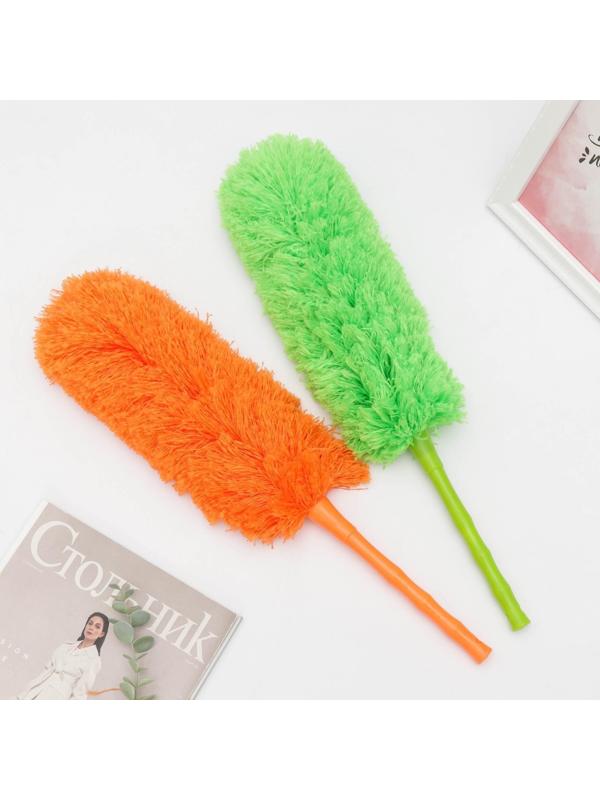 Щётка для удаления пыли «Антистатик», 58 см, микрофибра, цвет МИКС