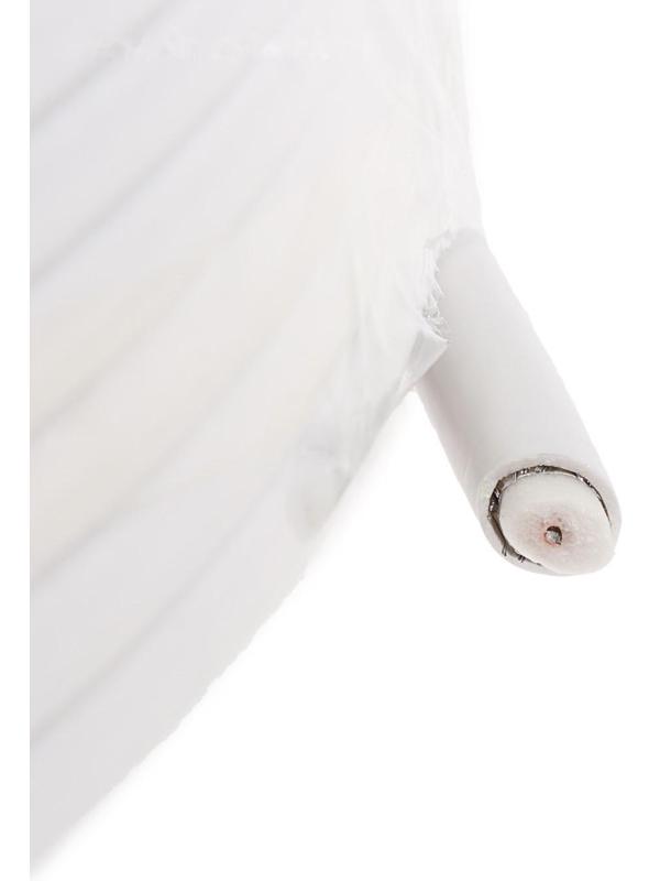 Кабель телевизионный PROconnect RG-6U, бухта 100 м, 75 Ом, CCS/Al/Al, 48%, белый