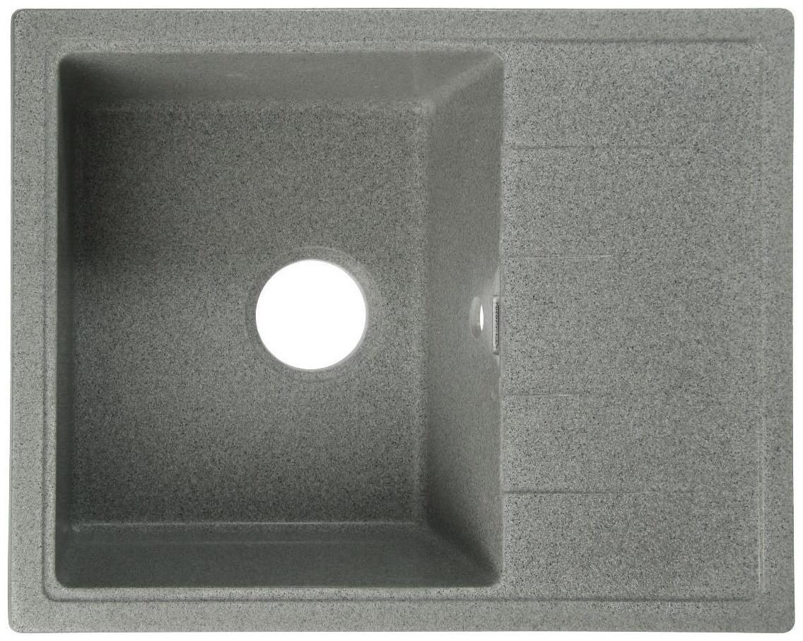 Мойка кухонная из камня MARRBAXX Анастасия Z150Q8, 575х470, глянцевая, темно-серая