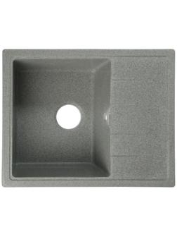 Мойка кухонная из камня MARRBAXX Анастасия Z150Q8, 575х470, глянцевая, темно-серая