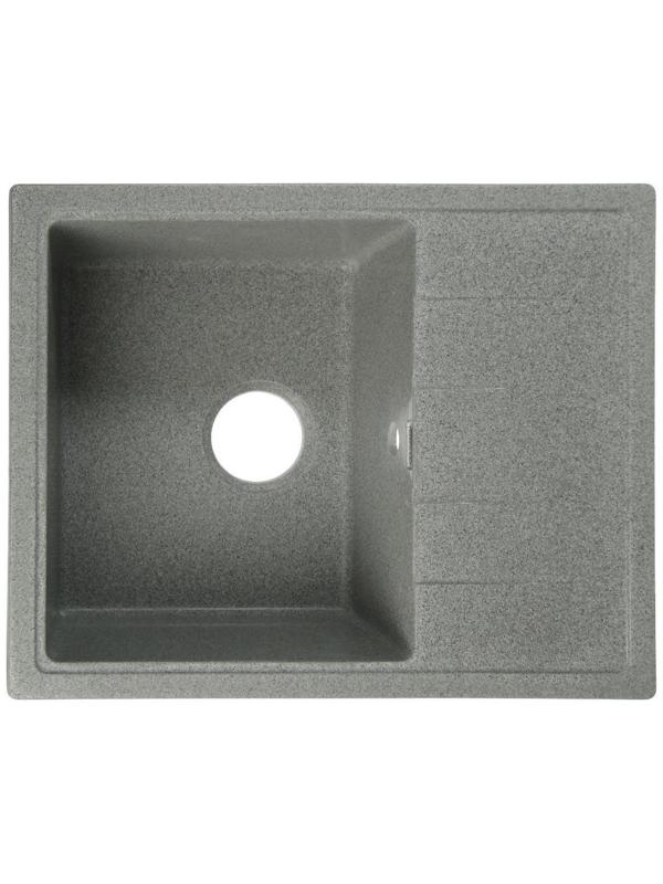 Мойка кухонная из камня MARRBAXX Анастасия Z150Q8, 575х470, глянцевая, темно-серая