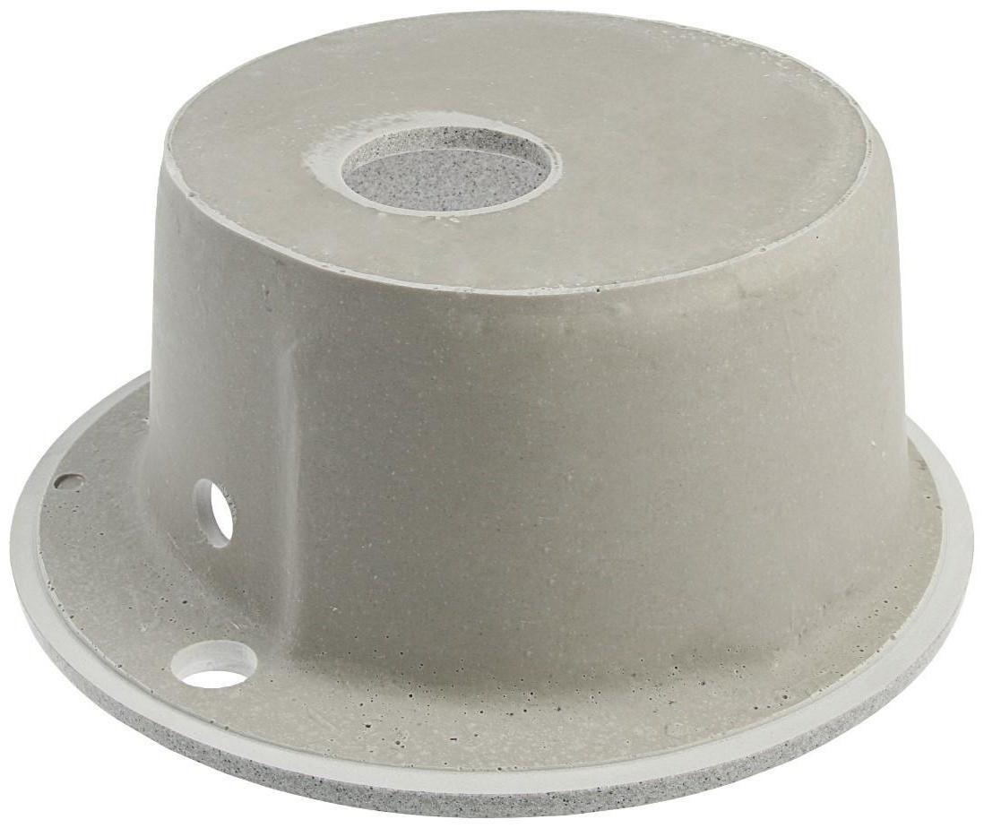 Мойка кухонная из камня MARRBAXX Венди Z4Q10, d=435 мм, глянцевая, светло-серая