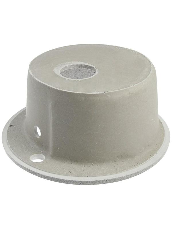 Мойка кухонная из камня MARRBAXX Венди Z4Q10, d=435 мм, глянцевая, светло-серая