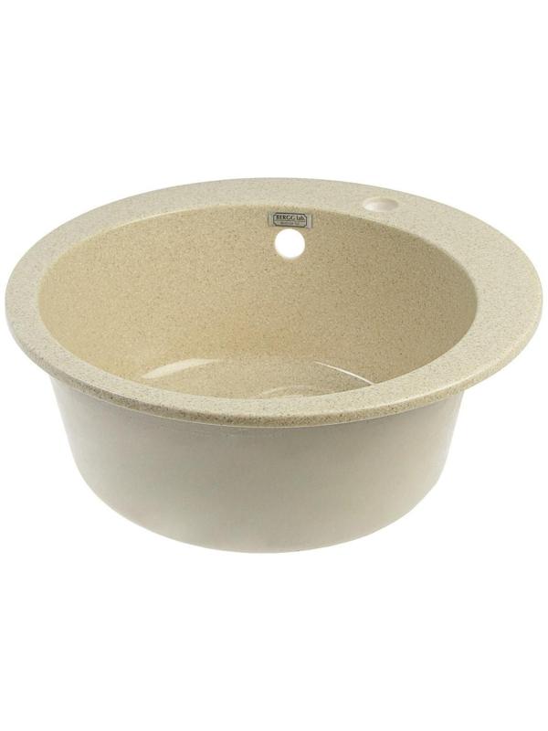 Мойка кухонная из камня MARRBAXX Виктори Z30Q2, d=475мм, бежевая