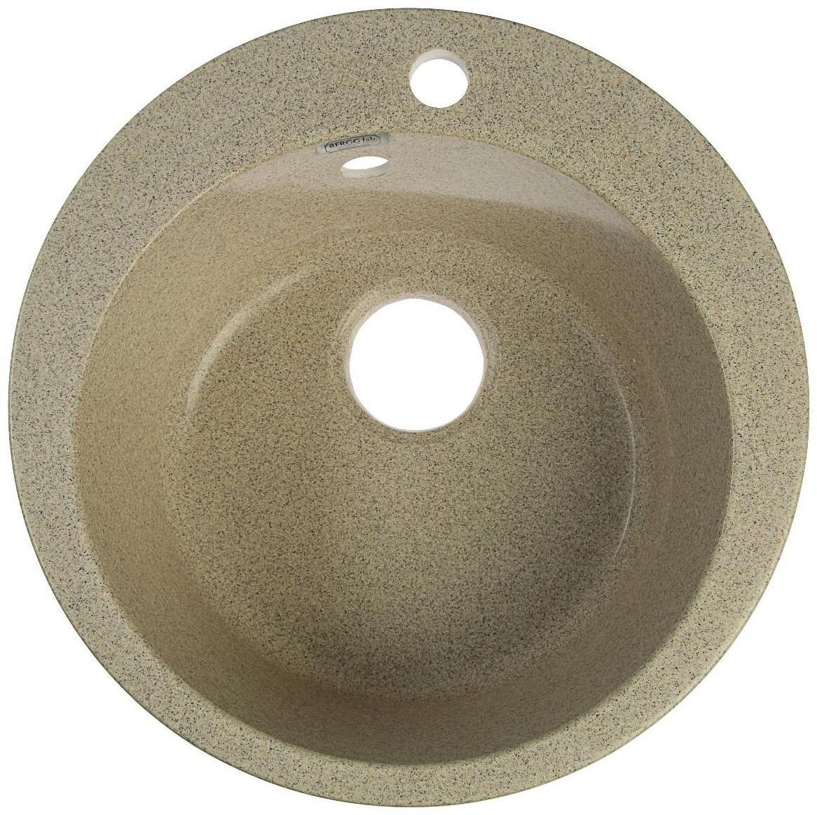 Мойка кухонная из камня MARRBAXX Виктори Z30Q5, d=475мм, песочная