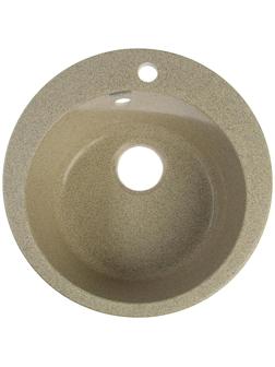 Мойка кухонная из камня MARRBAXX Виктори Z30Q5, d=475мм, песочная