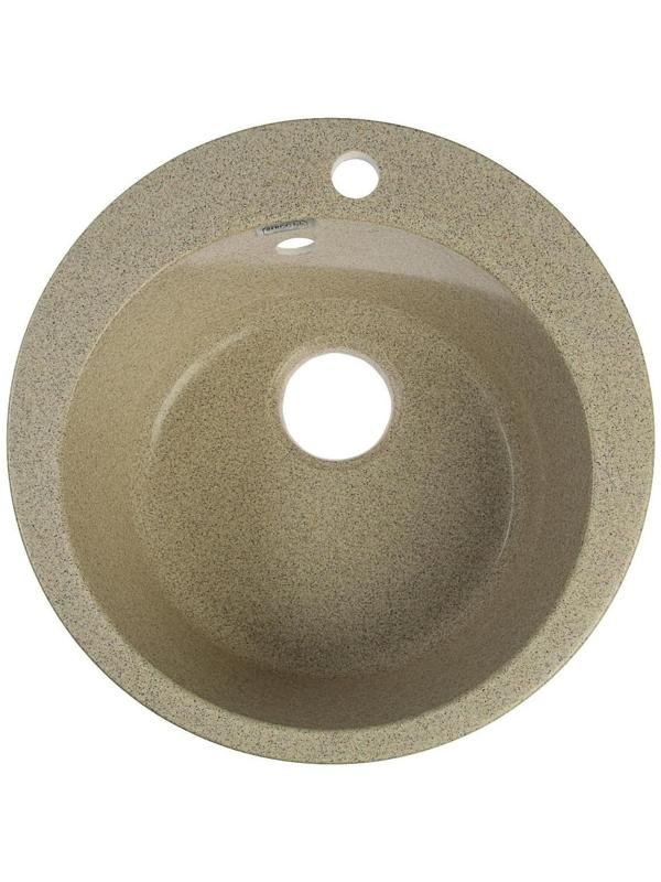 Мойка кухонная из камня MARRBAXX Виктори Z30Q5, d=475мм, песочная