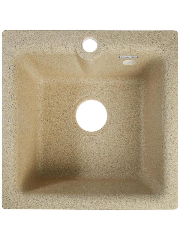 Мойка кухонная из камня GRANMILL 18, 420х420х200 мм, песочная