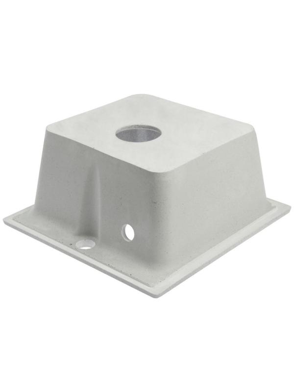 Мойка кухонная из камня GRANMILL 18, 420х420х200 мм, темно-серая