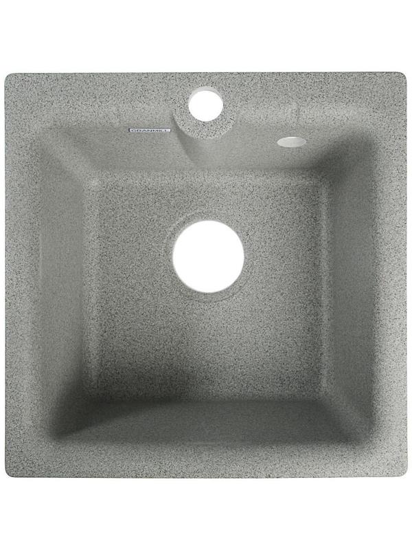 Мойка кухонная из камня GRANMILL 18, 420х420х200 мм, темно-серая