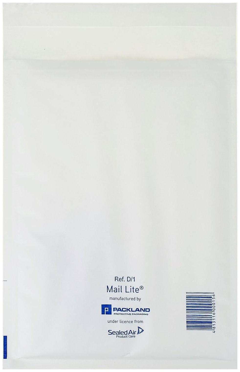 Крафт-конверт с воздушно-пузырьковой плёнкой Mail Lite, 18х26 см, белый