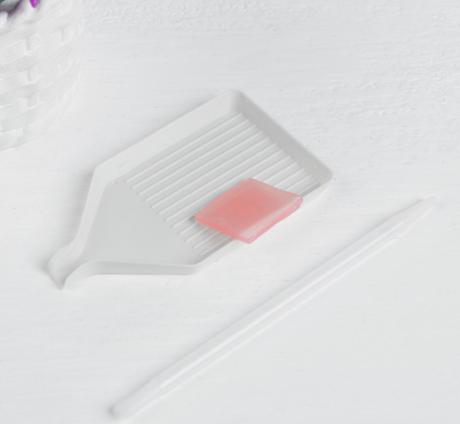 Алмазная мозаика с частичным заполнением «Сказочный цветок» 20х30 см на холсте