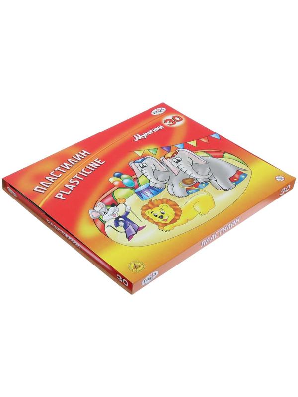 Пластилин 30 цветов 600 г, 