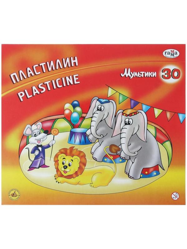 Пластилин 30 цветов 600 г, 