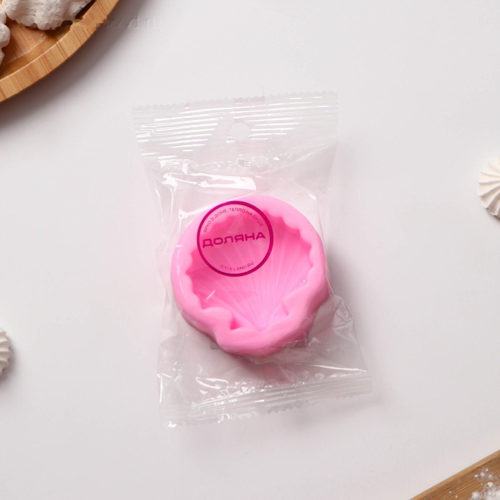 Молд «Ракушка», 6×6×2,5 см, цвет МИКС