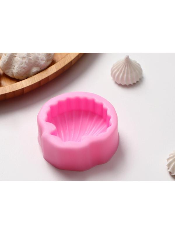 Молд «Ракушка», 6×6×2,5 см, цвет МИКС