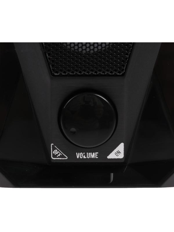 Компьютерные колонки 2.0 Qumo Blade AS001, 15 Вт, подсветка, черные