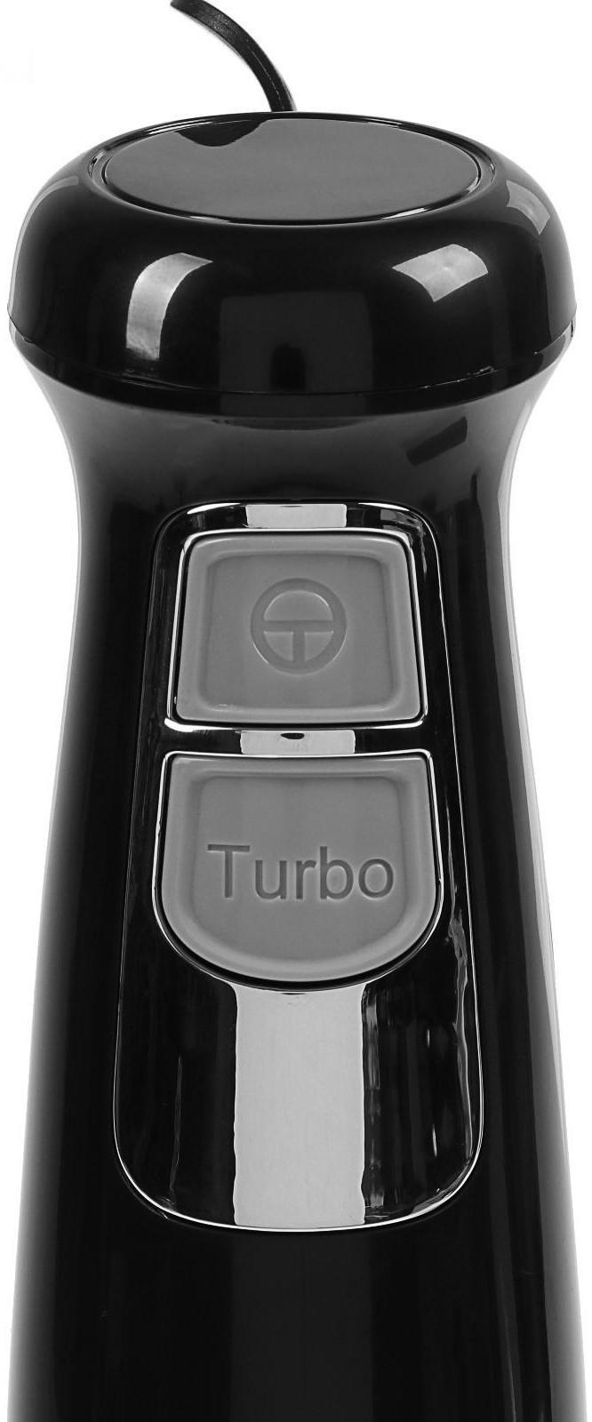 Блендер DELTA LUX DL-7041B, погружной, 800 Вт, 0.5/0.7 л, 1 скорость, черный