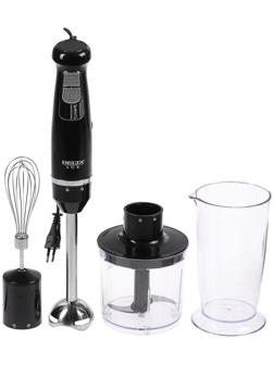 Блендер DELTA LUX DL-7041B, погружной, 800 Вт, 0.5/0.7 л, 1 скорость, черный