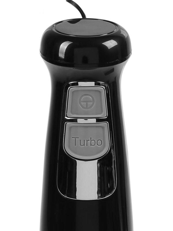 Блендер DELTA LUX DL-7041B, погружной, 800 Вт, 0.5/0.7 л, 1 скорость, черный