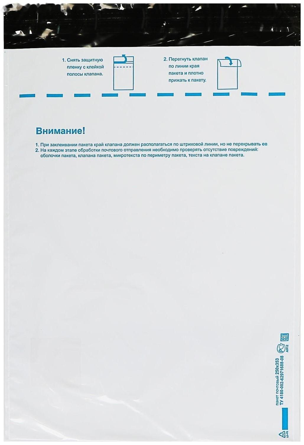 Почтовый пакет 250 х 353 мм