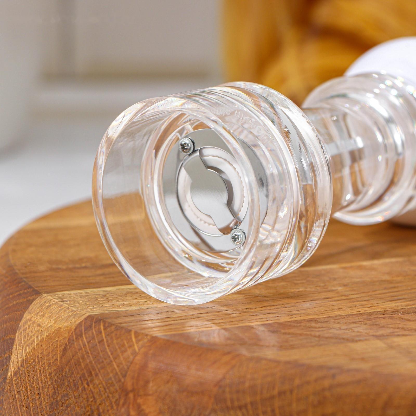 Мельница для специй «Скина», керамический механизм, 16 × 6 см, цвет белый