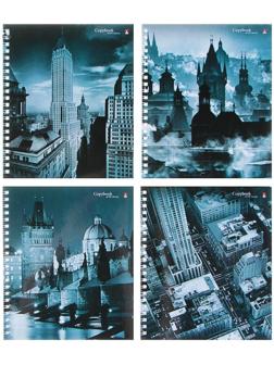 Тетрадь 80 листов в клетку на гребне 