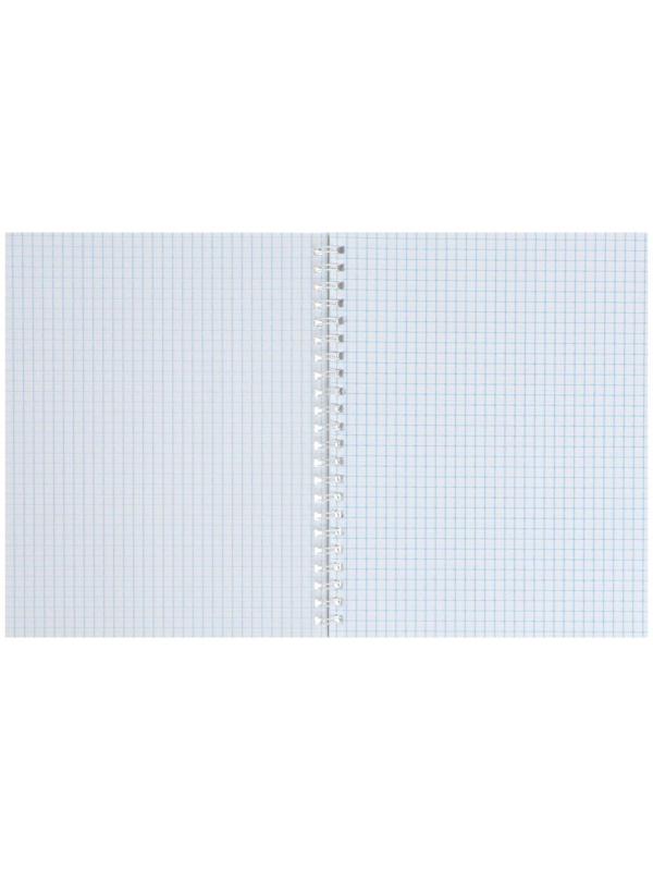 Тетрадь 80 листов в клетку на гребне 