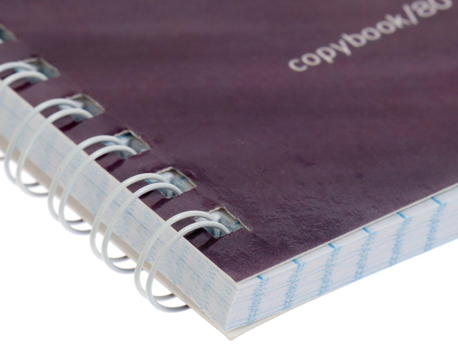 Тетрадь 80 листов в клетку на гребне 