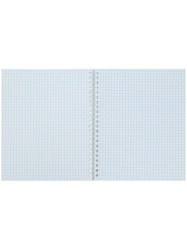 Тетрадь 80 листов в клетку на гребне 