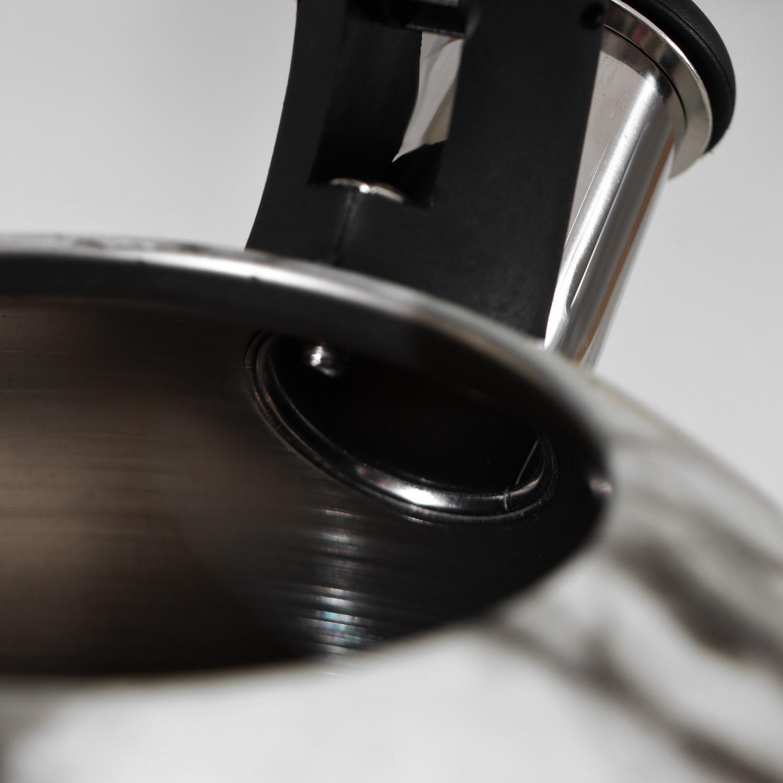 Чайник со свистком из нержавеющей стали Доляна «Каррар», 2,8 л