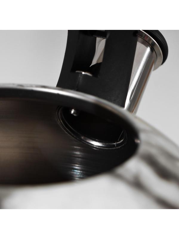 Чайник со свистком из нержавеющей стали Доляна «Каррар», 2,8 л