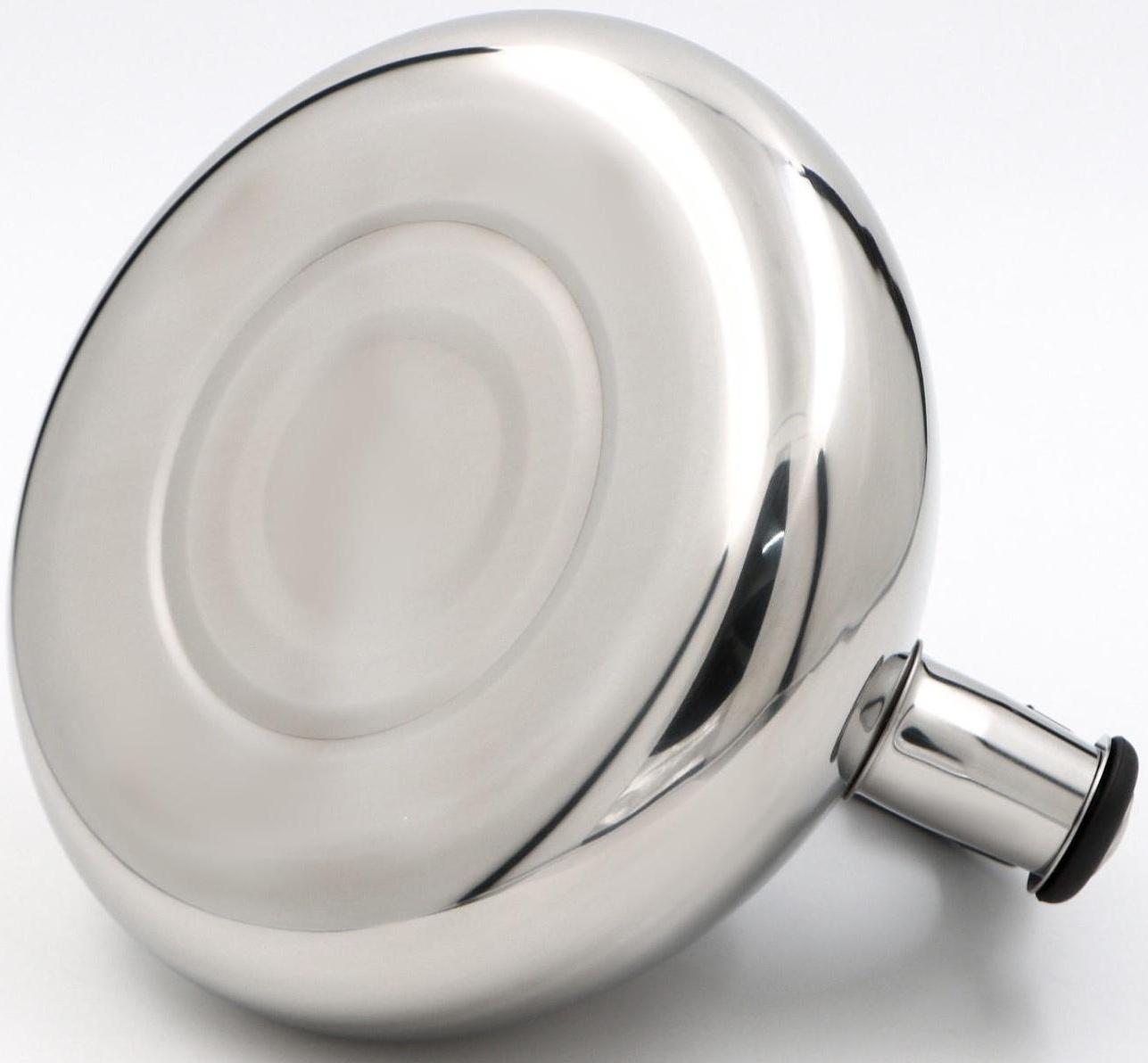 Чайник со свистком из нержавеющей стали Доляна «Блеск», 2,8 л