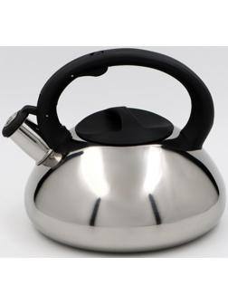 Чайник со свистком из нержавеющей стали Доляна «Блеск», 2,8 л