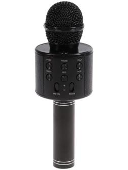 Микрофон для караоке LuazON LZZ-56, WS-858, 1800 мАч, чёрный