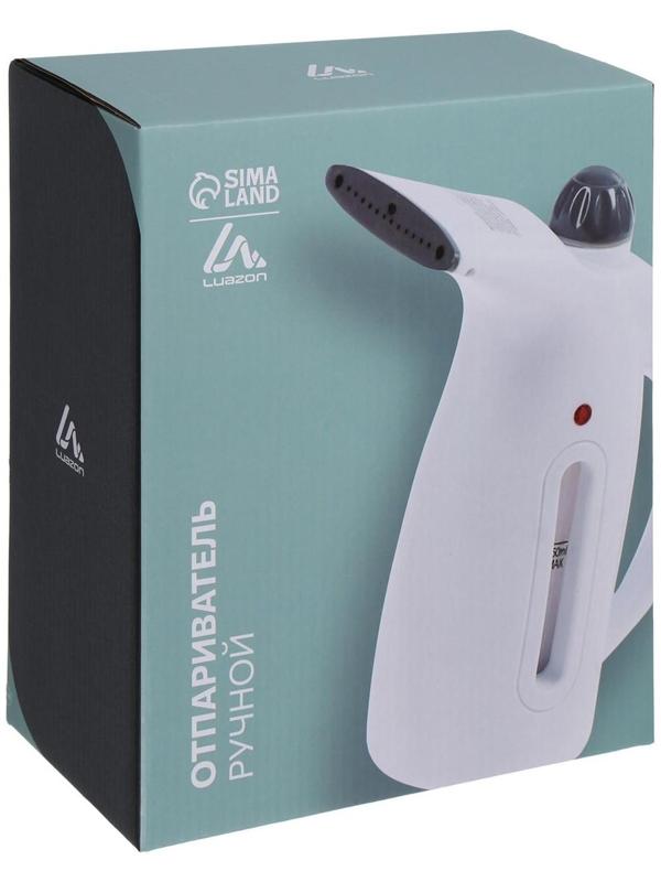 Отпариватель Luazon LO-13, ручной, 350 мл, 2 режима работы 400/800 Вт, 220 В, белый