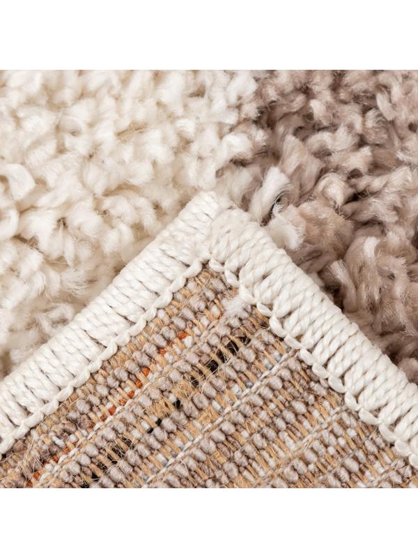 Ковер Шегги прямоугольный 100х200 см, 100% полипропилен, джут