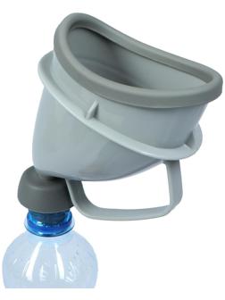 Автомобильный портативный писсуар с переходником, серый