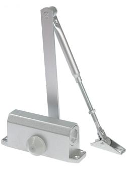 Доводчик дверной ТУНДРА D25SL, до 25 кг, цвет серебро