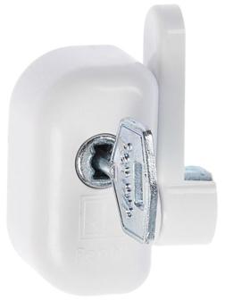 Замок блокирующий для окон Pentilt, с ключом, белый