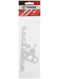 Ограничитель открывания окна ТУНДРА, пластиковый, L=165 мм, белый, 1 шт.
