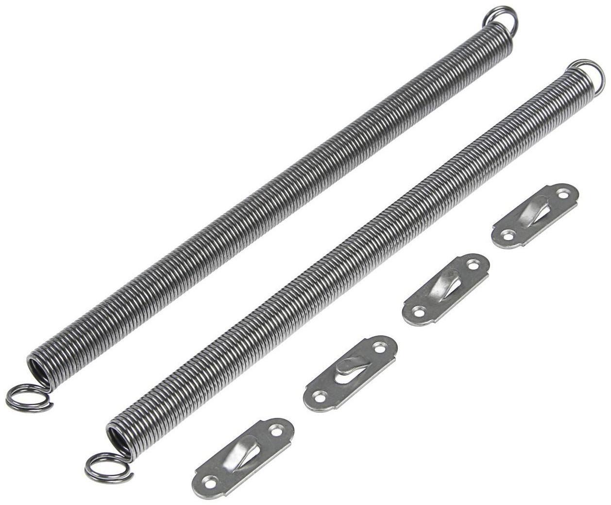 Пружина дверная ТУНДРА, без покрытия, D=18.5 мм, L=300 мм, 2 шт.