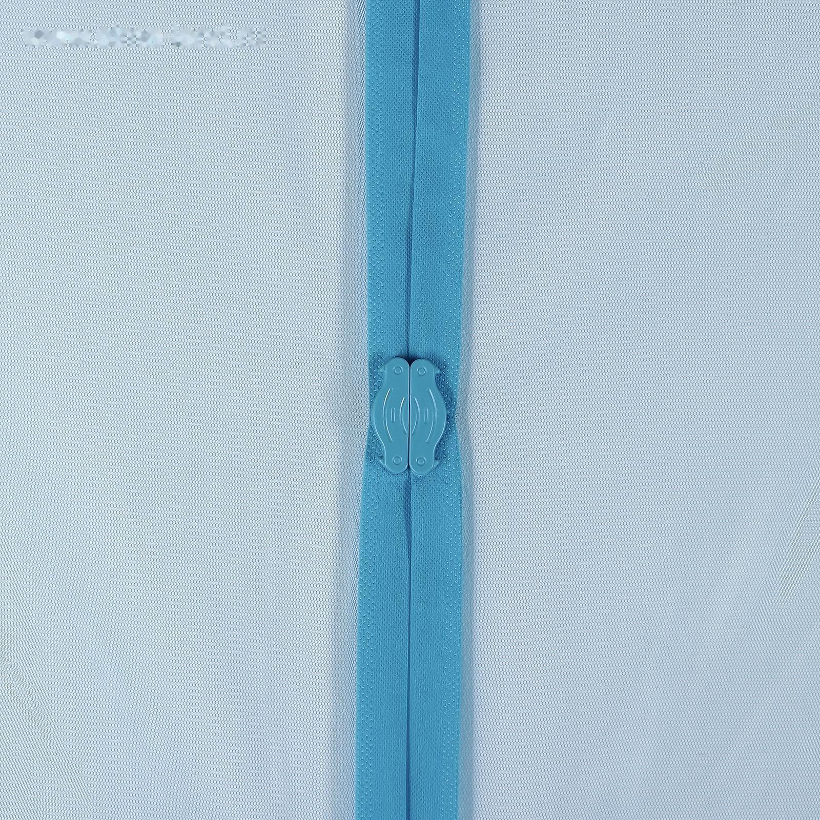 Сетка антимоскитная на магнитах для защиты от насекомых, 80×210 см, цвет синий