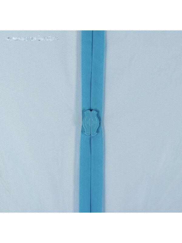 Сетка антимоскитная на магнитах для защиты от насекомых, 80×210 см, цвет синий