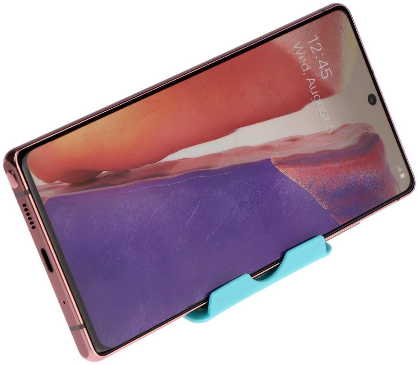 Подставка для телефона LuazON, складная, регулируемая высота, синяя