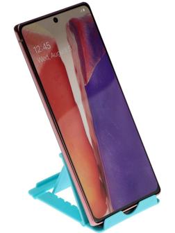 Подставка для телефона LuazON, складная, регулируемая высота, синяя