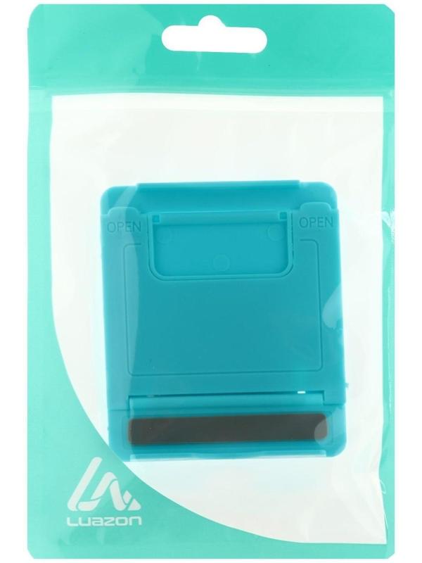 Подставка для телефона LuazON, складная, регулируемая высота, синяя