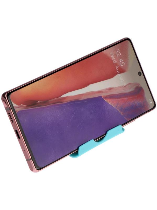 Подставка для телефона LuazON, складная, регулируемая высота, синяя