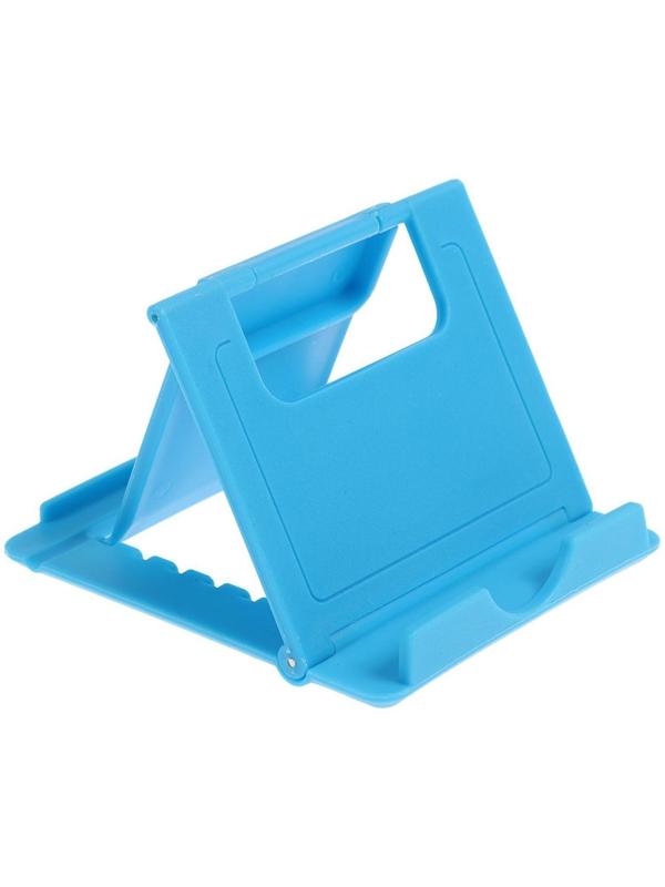 Подставка для телефона LuazON, складная, регулируемая высота, синяя
